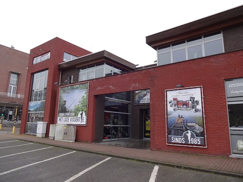 Het Loze Vissertje hengelsportwinkel in Zelzate