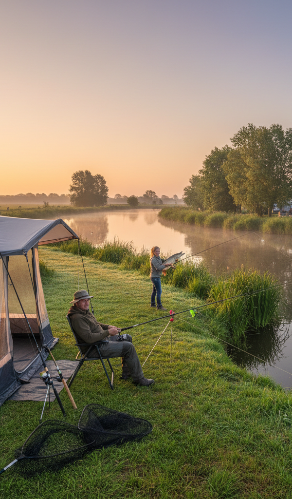 Camping de Koeksebelt – Eilandcamping aan de Vecht met roofvis en witvis
