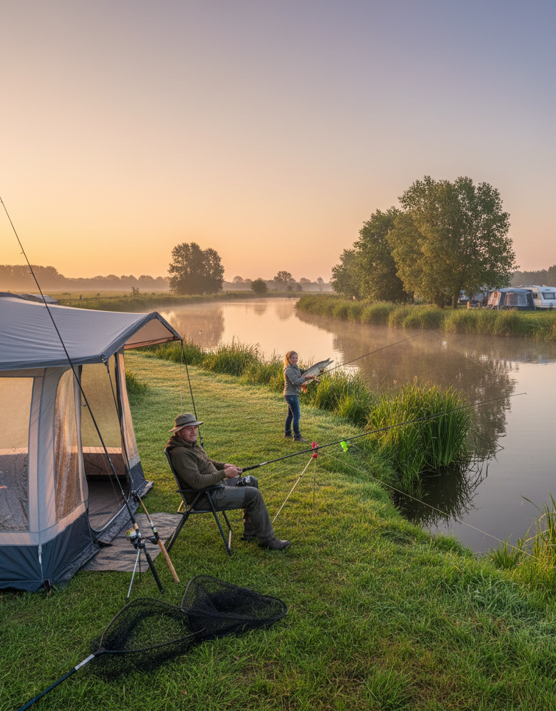Camping de Koeksebelt – Eilandcamping aan de Vecht met roofvis en witvis