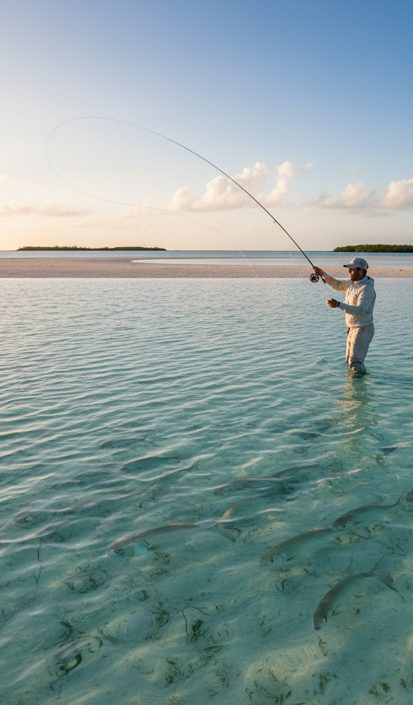 Bonefishing op de Bahama's