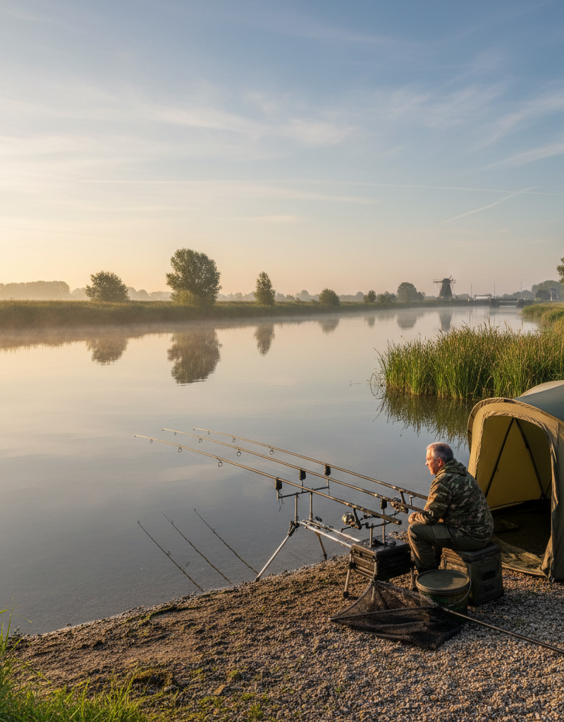 Karpervissen in de Maasplassen