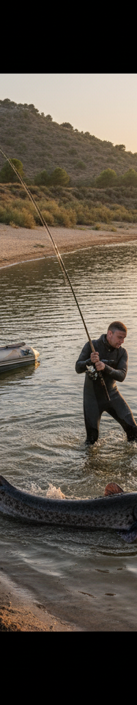 Meervallen vangen op de Ebro