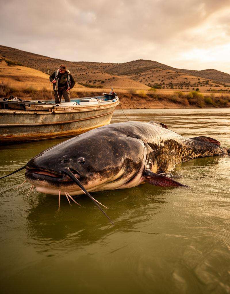Meervallen vangen op de Ebro