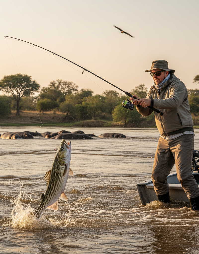 Tijgervis vangen op de Zambezi