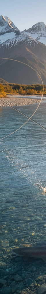 Vliegvissen in Patagonië