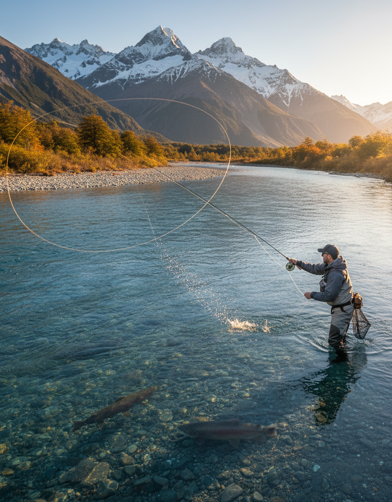 Vliegvissen in Patagonië