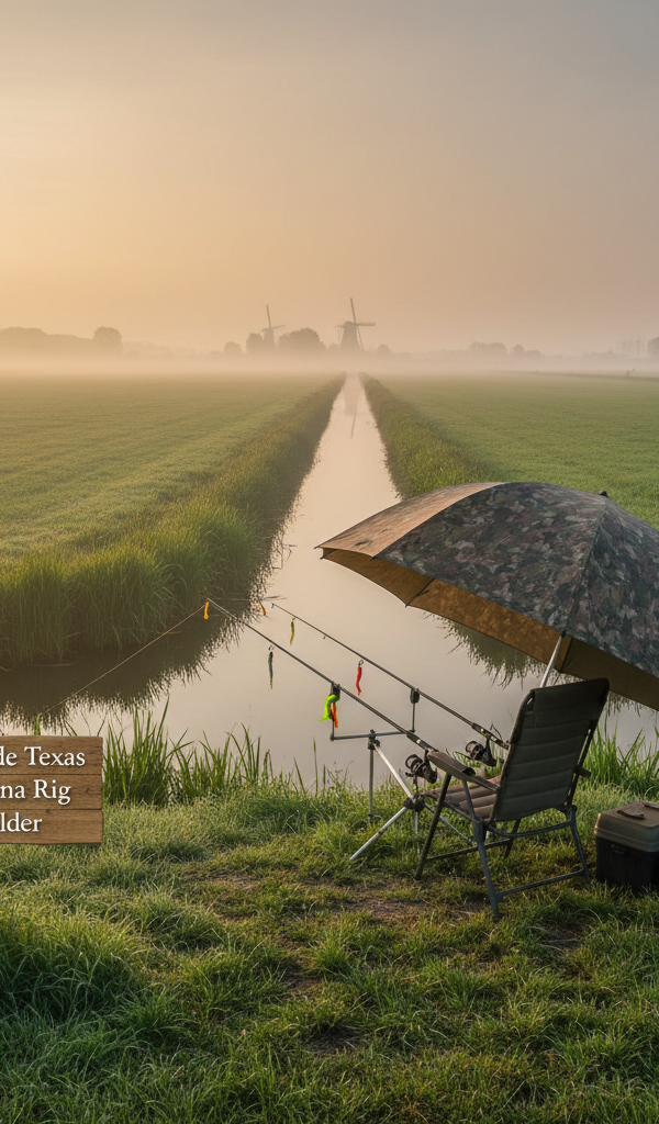 Vissen met de Texas & Carolina Rig in de polder