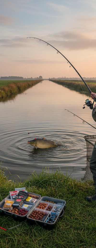 Karper vangen met boilies