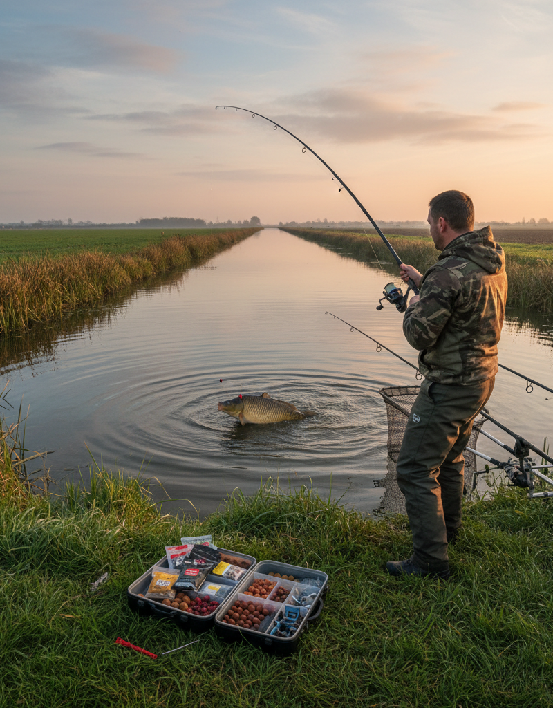 Karper vangen met boilies