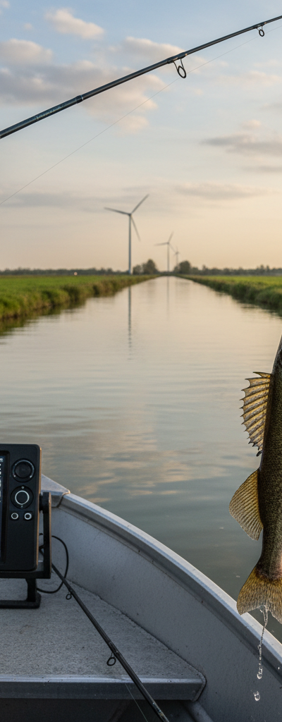 Verticaal vissen op snoekbaars
