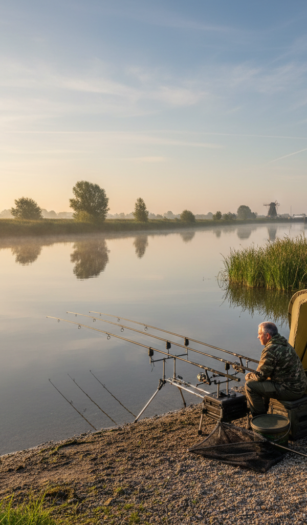 Karpervissen in de Maasplassen