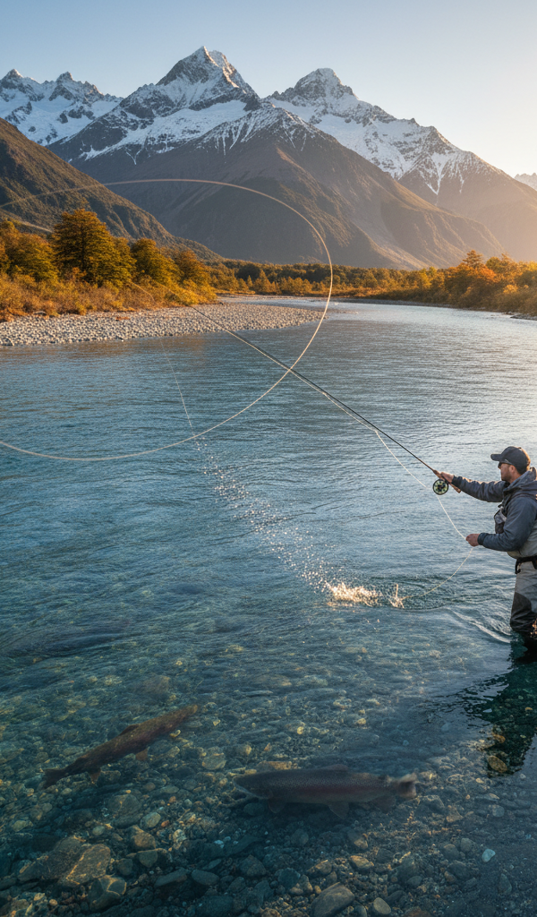 Vliegvissen in Patagonië