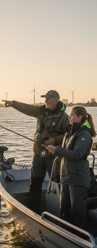 Roofvissen op het IJsselmeer