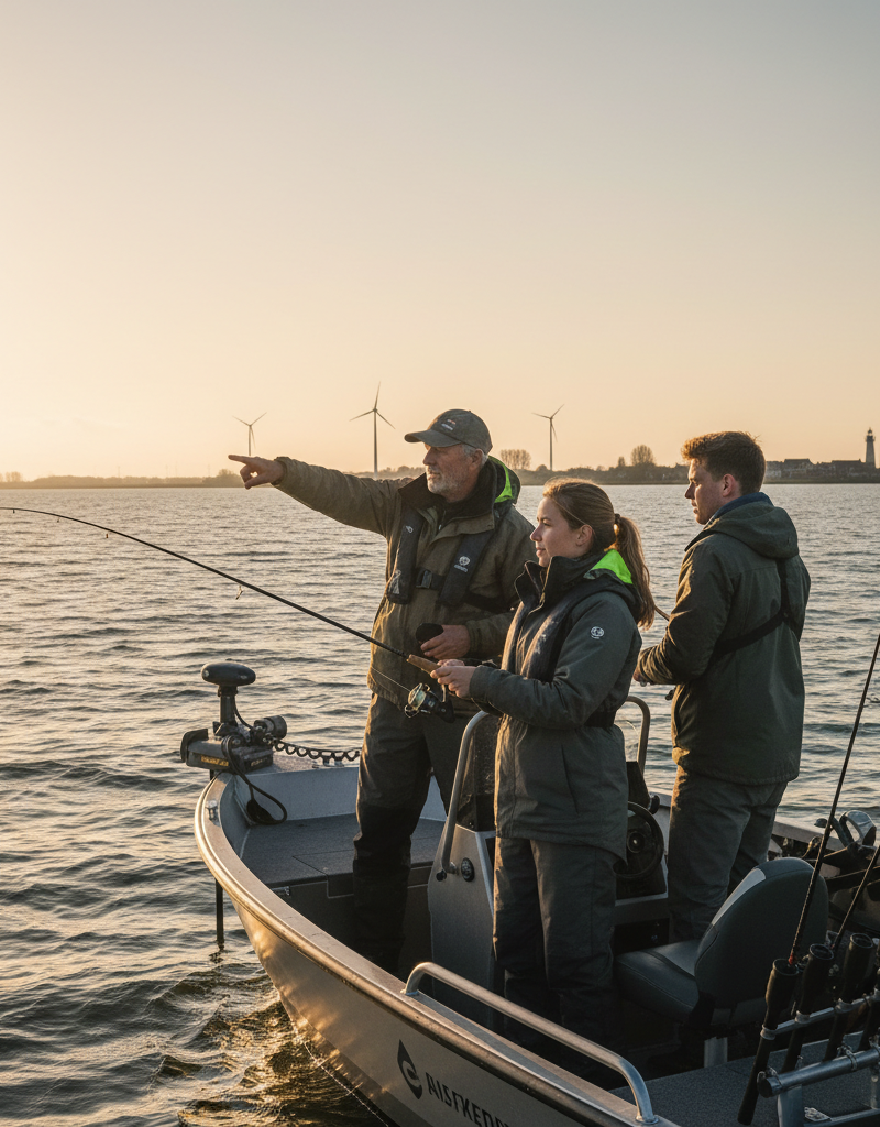 Roofvissen op het IJsselmeer
