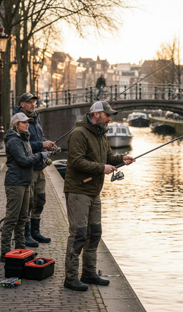 Streetfishing in de stad