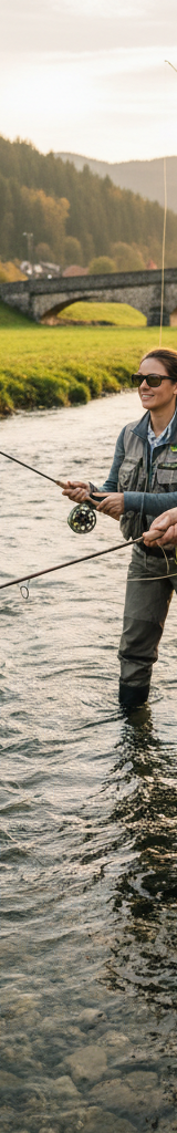 Vliegvissen onder begeleiding van een expert