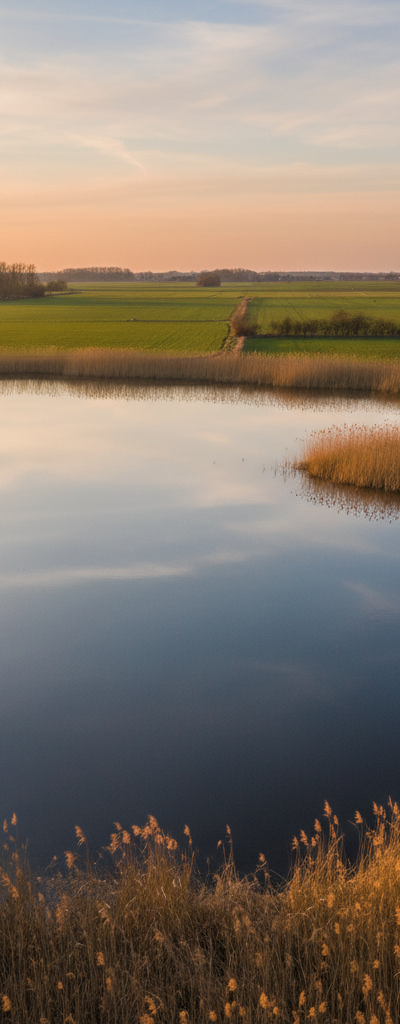 Vissen bij Leekstermeer