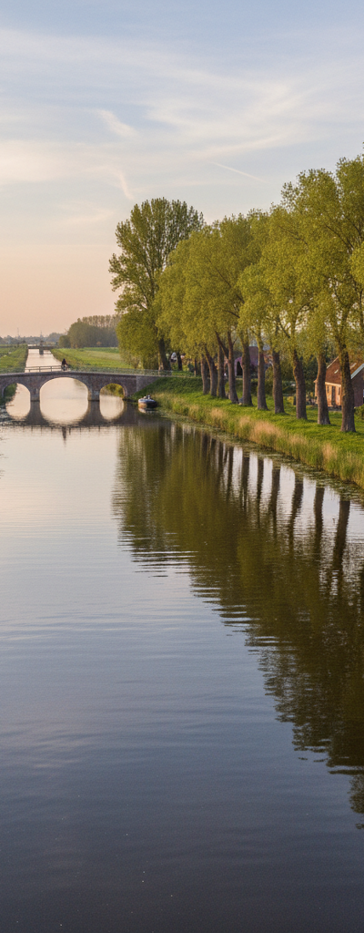 Vissen bij Merwedekanaal