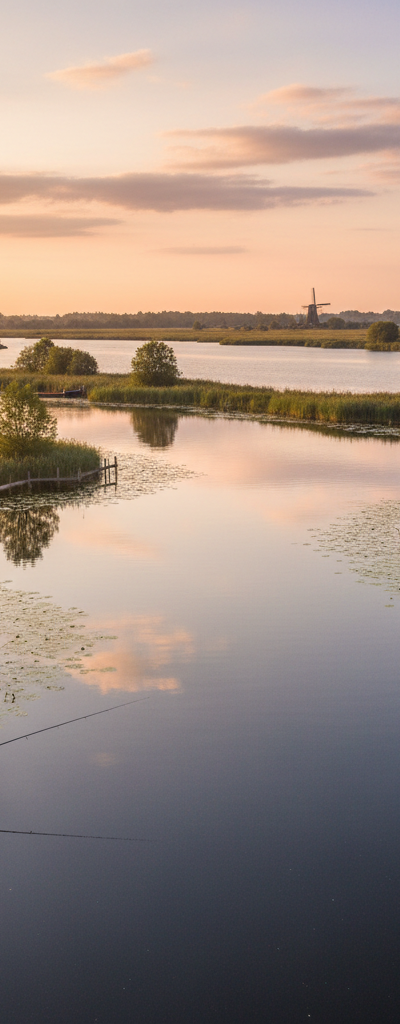 Vissen bij Nieuwkoopse Plassen