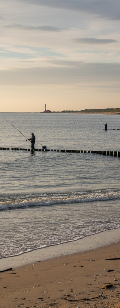 Vissen bij Noordzeestrand (algemeen)