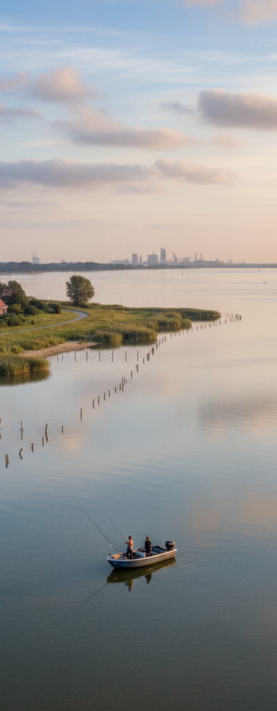 Vissen bij Oostvoornse Meer