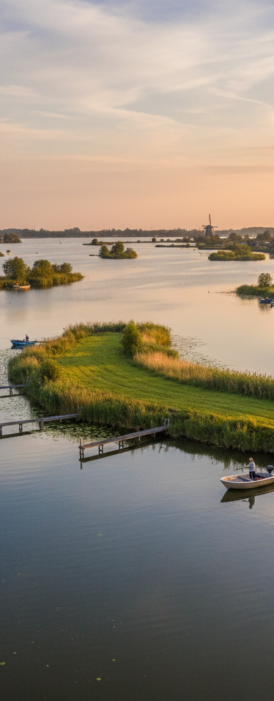 Vissen bij Vinkeveense Plassen