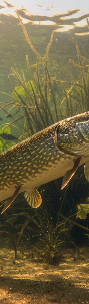 Biologie van de snoek: jachtgedrag en zintuigen ontleed