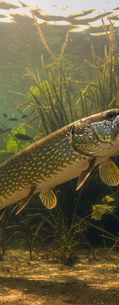 Biologie van de snoek: jachtgedrag en zintuigen ontleed
