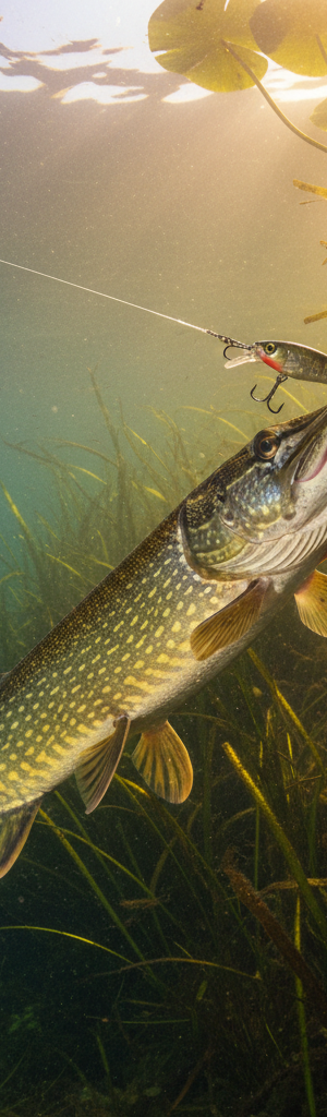Biologie van de snoek: jachtgedrag en zintuigen ontrafeld