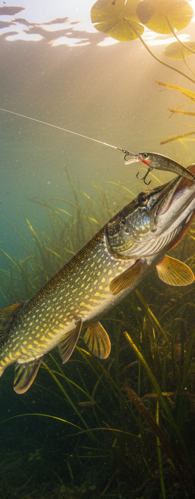 Biologie van de snoek: jachtgedrag en zintuigen ontrafeld