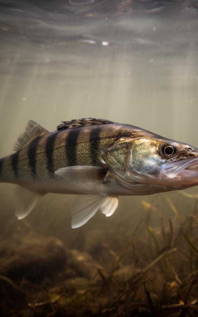 Snoekbaars vangen: Lichtinval en Waterhelderheid
