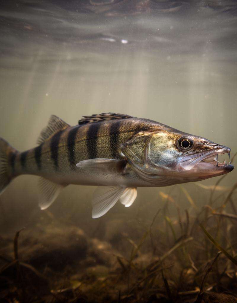 Snoekbaars vangen: Lichtinval en Waterhelderheid