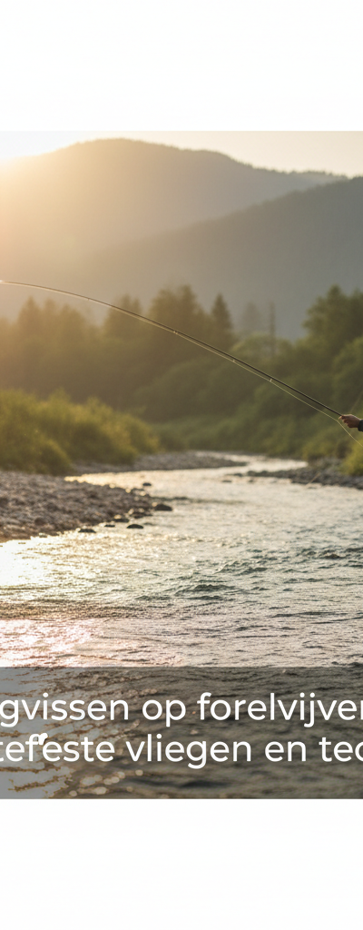 vliegvissen op forelvijvers: de effectiefste vliegen en technieken