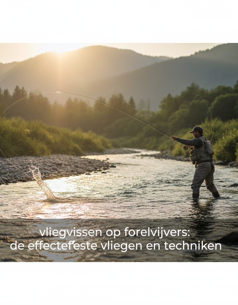 vliegvissen op forelvijvers: de effectiefste vliegen en technieken