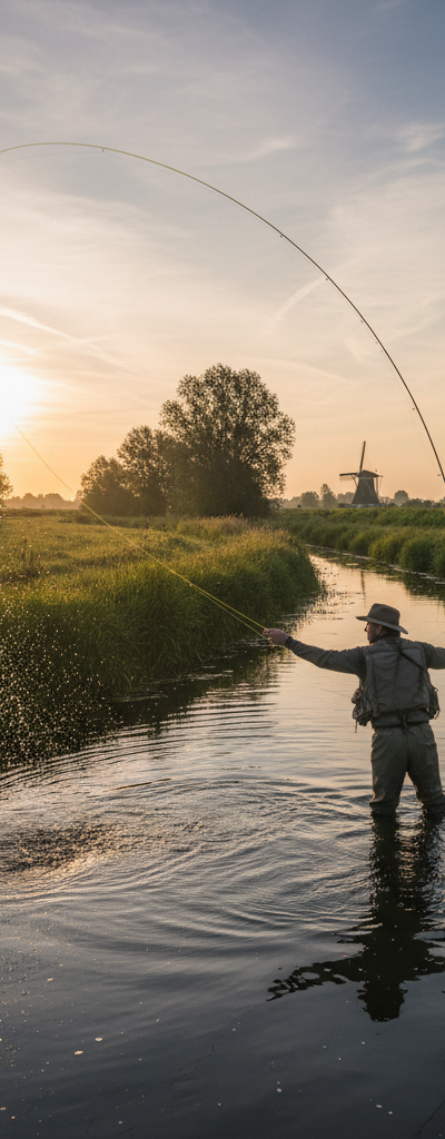 Vliegvissen op ruisvoorn: De beste vliegen voor de polder